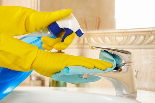 Stain and odor removal from a high-traffic carpet area