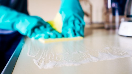 Detailed Airbnb cleaning for a spotless rental bathroom